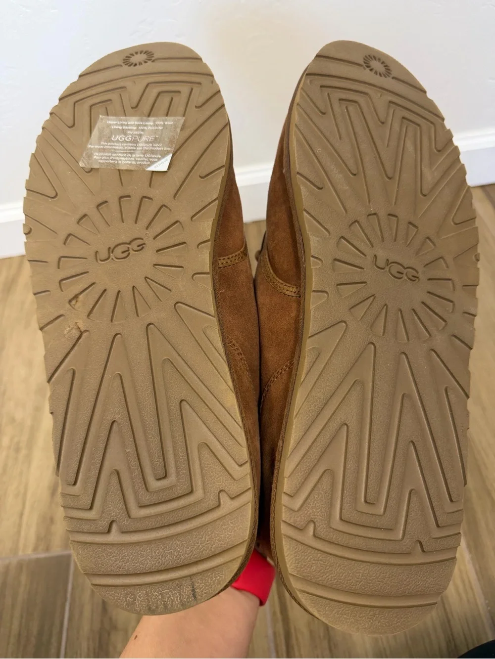 UGG Men's Chestnut Maksim Suede Fully Lined Chukka Ankle Boots Size 15